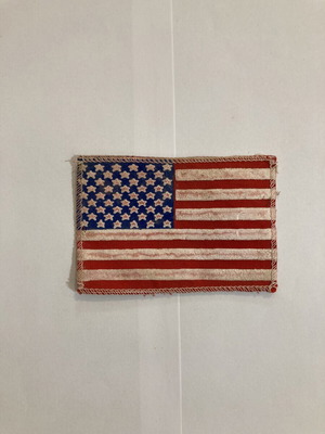 Vintage 1960s-1970s US Flag Embroidered Patch