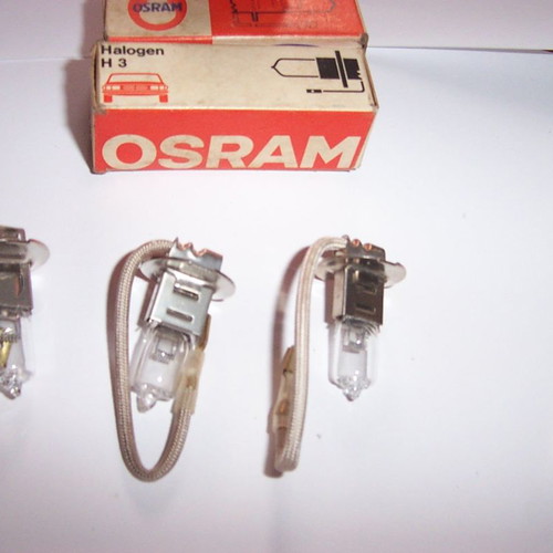 Osram H3 lamps new, set of 3 pieces