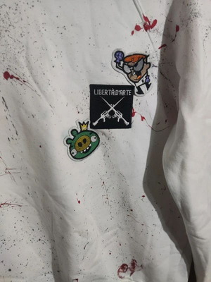 Liberta d'arte white sweatshirt size large