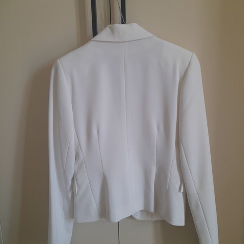 Paranoia white short fitted jacket like new, size M