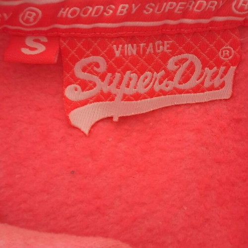 Superdry women's pink hoodie like new, vintage series
