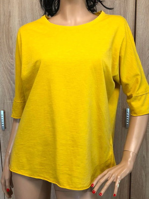 Noshame yellow blouse, size M, 100% cotton