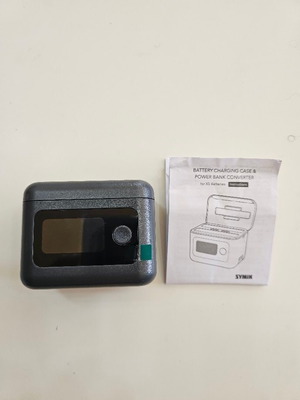 Symik Dual Charger 27W PD for Insta360 X5 with LCD Display and Battery Case