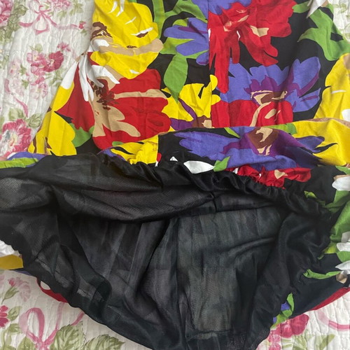 Floral dress size S like new multicolor
