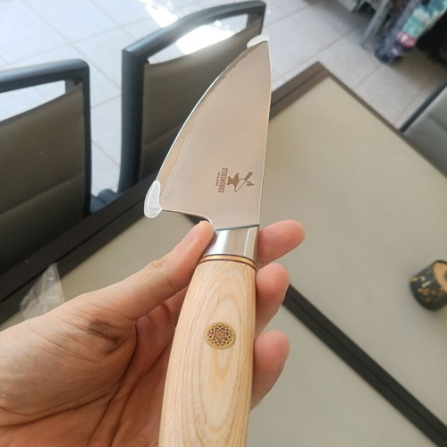 B37 8 Inch Chef Knife VG10 3 Layers Damascus
