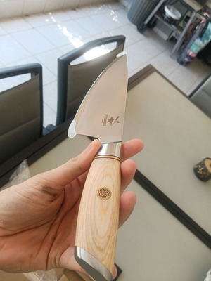 B37 8 Inch Chef Knife VG10 3 Layers Damascus