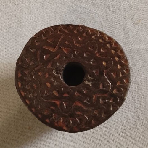 Traditional wooden spindle handmade prewar used from Epirus