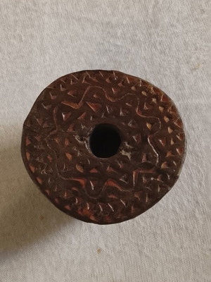 Traditional wooden spindle handmade prewar used from Epirus