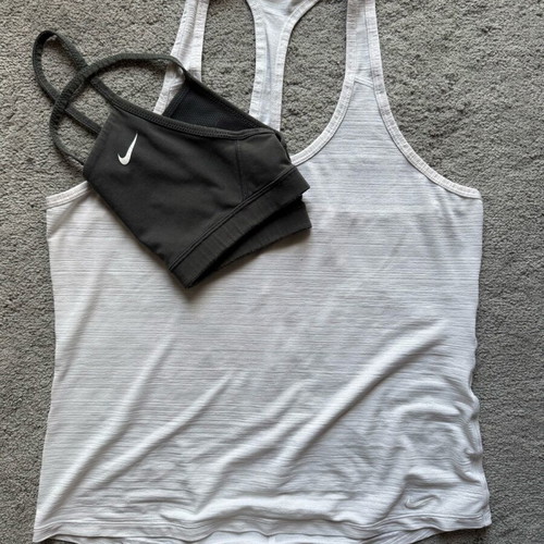 Nike set used, white and gray, size M