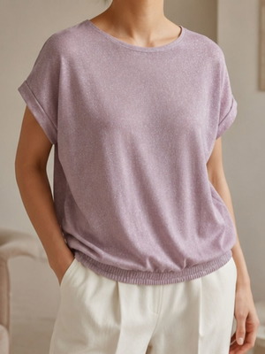 BPC Selection T-shirt like new, size L, pink, oversized fit