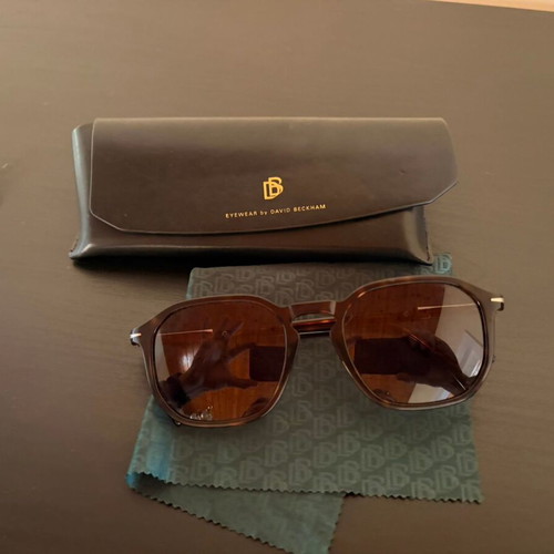 David Beckham DB 1115/S 807/08 sunglasses used, tortoise color