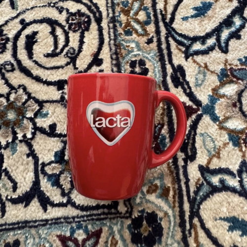 Lacta glass mug new