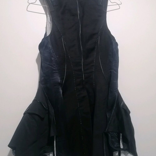High vest like new, blue fabric combination