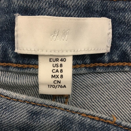 H&M Women's denim jeans like new, size 40, blue