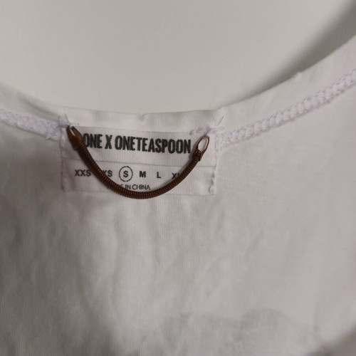 One Teaspoon top new, white and black, size S