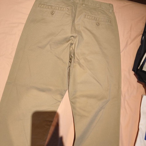 H&M Cotton Men's Slim Fit Pants Beige Size EUR 29 New