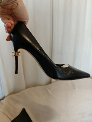 Dsquared Black Leather Pumps New Size 40