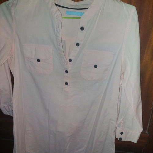 Pink tunic shirt like new, size L