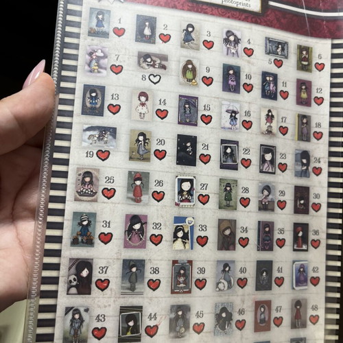 Santoro Gorjuss Photocards Panini 2015 like new, 106/108 cards