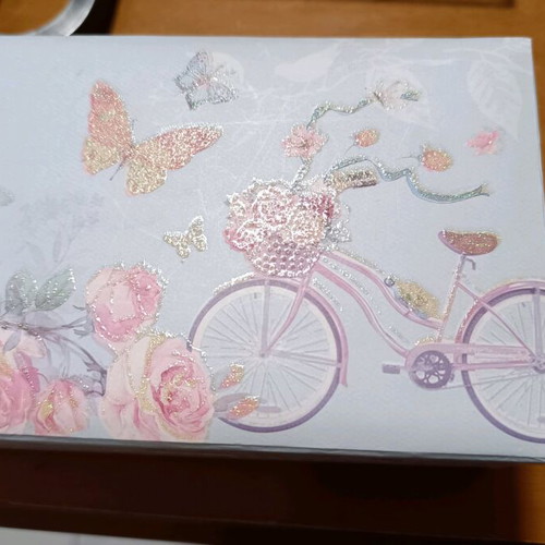 Jewelry box ecological paper like new