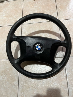 Τιμόνι BMW E36 μεταχειρισμένο με αερόσακο, συμβατό με E46, E34, E39