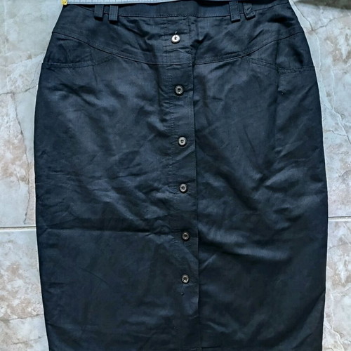 Dionusos summer skirt new, cotton, black, size L