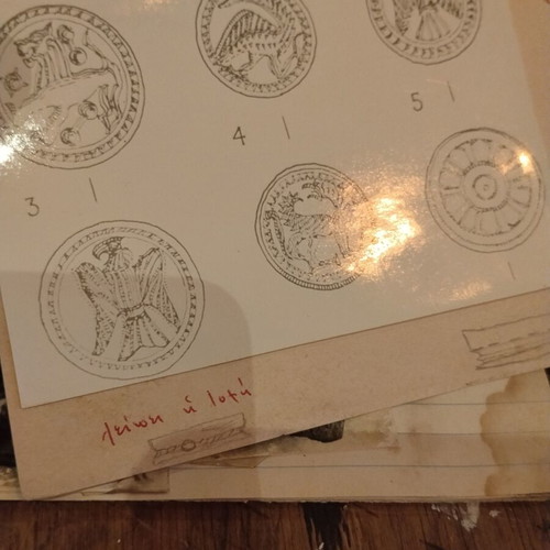Archaeological diary used with 45+ excavation archives from Sparta and other areas