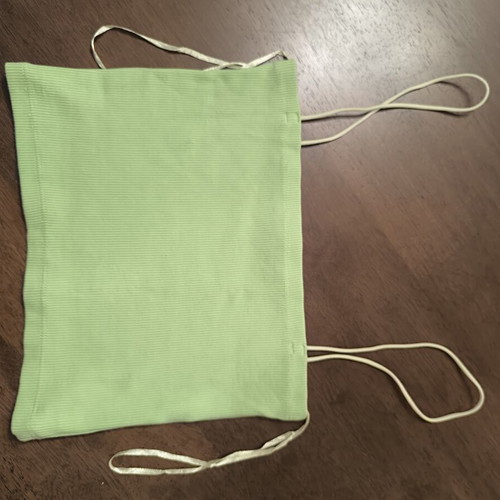 Zara green crop top new without tags, size S