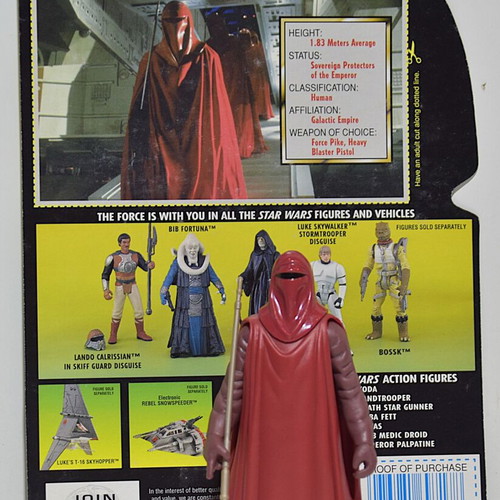 Kenner Star Wars Power of the Force Emperor's Royal Guard figure used