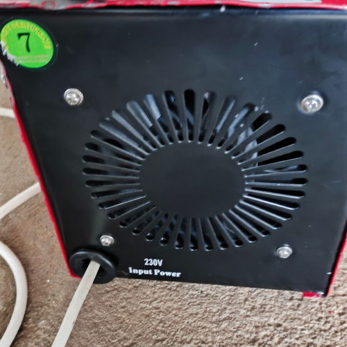 Bx-1 100b MMA Welder used with cooling fan and overheat lamp
