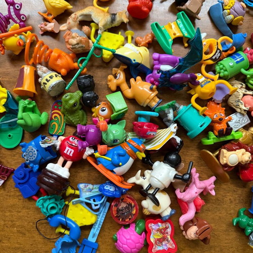 Kinder Surprise figures used, pack of 60+ assorted