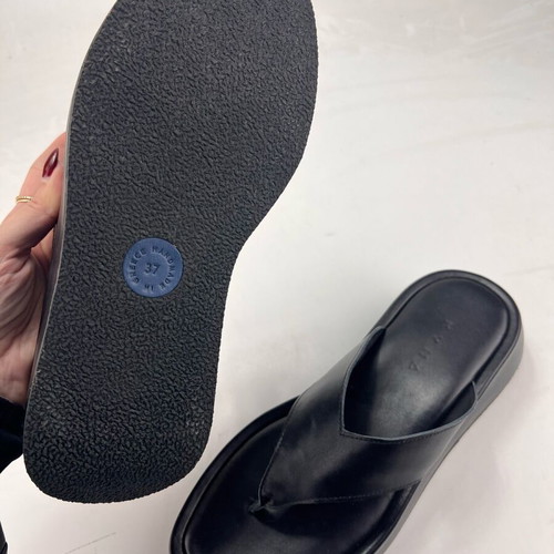 Kyma sandals new leather black size 37