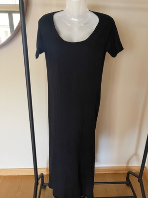 Chris P long dress see through unused, black, size M/L