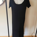 Chris P long dress see through unused, black, size M/L
