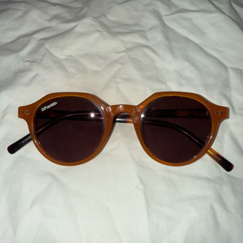 D.Franklin unisex sunglasses used, brown
