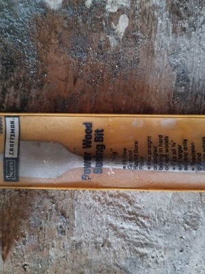 Vintage Τρυπάνι Ξύλου Craftsman 7/8" σφραγισμένο σαν καινούργιο