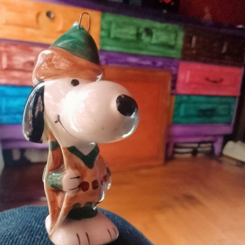 Snoopy collectible ceramic.