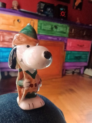 Snoopy collectible ceramic.