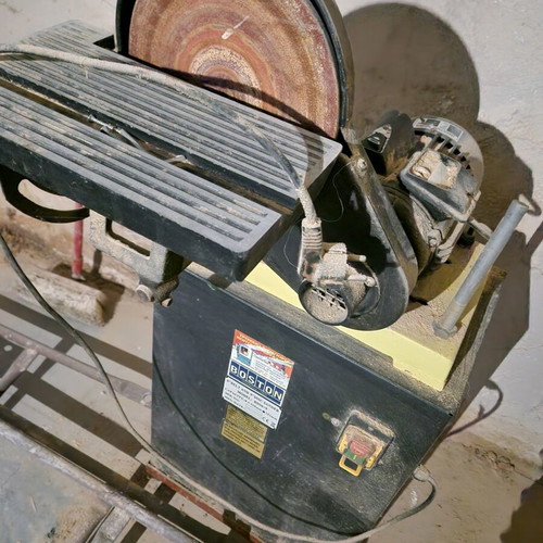 Boston BDS6x9 Belt and Disc Sander 750W used with base