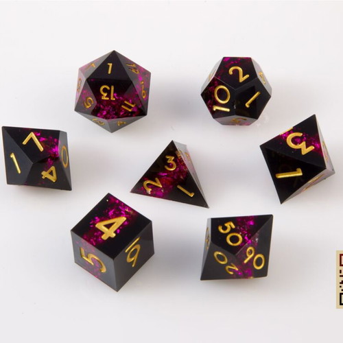 Dice set for Dungeons & Dragons with pouch new