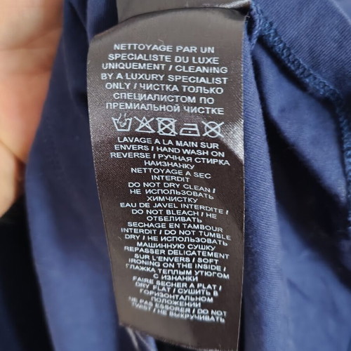Balmain Silver Logo Men's T-shirt like new, size M, blue