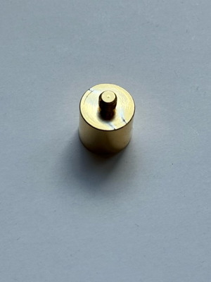 Technics SL-1200 LTD tonearm counterweight used, gold plated authentic