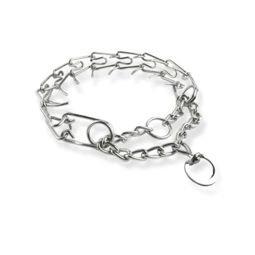 Dog Chain Collar nickel color 4mm x 60cm new