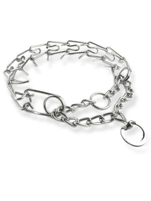Dog Chain Collar nickel color 4mm x 60cm new