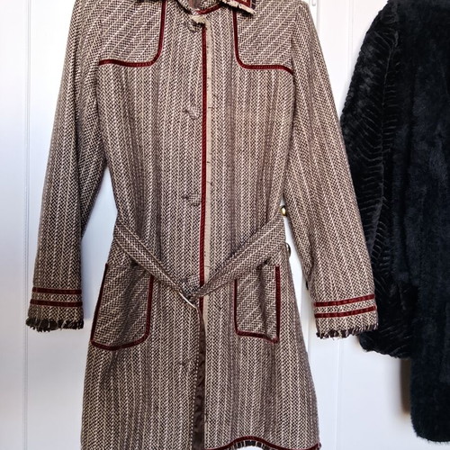 Soul : Rebel women's midi tweed coat with 30% wool, size 42 (L)