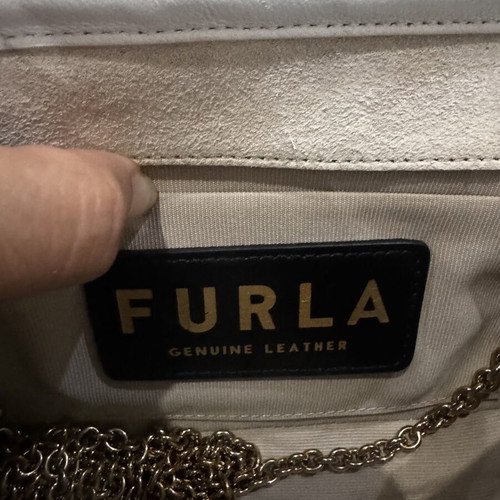 Furla Pop Star Mini shoulder bag like new, white