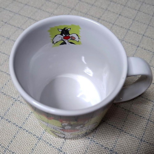 Sylvester Looney Tunes mug used, Warmer Bross