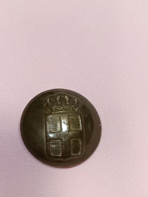 Military button insignia used, bronze