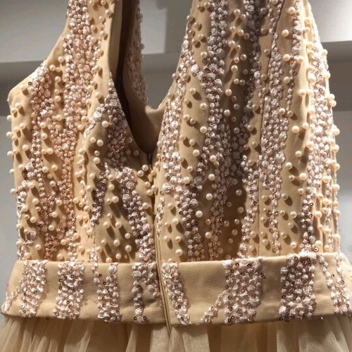 Nifiko dress new, size M 38 10, beige Favela