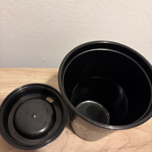 Reusable plastic cup with lid 12oz 350ml new for hot and cold drinks